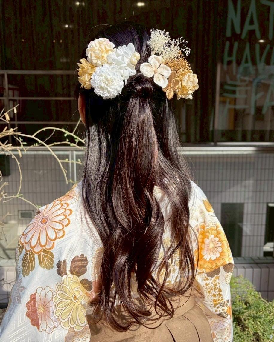 卒業式ヘア🎓